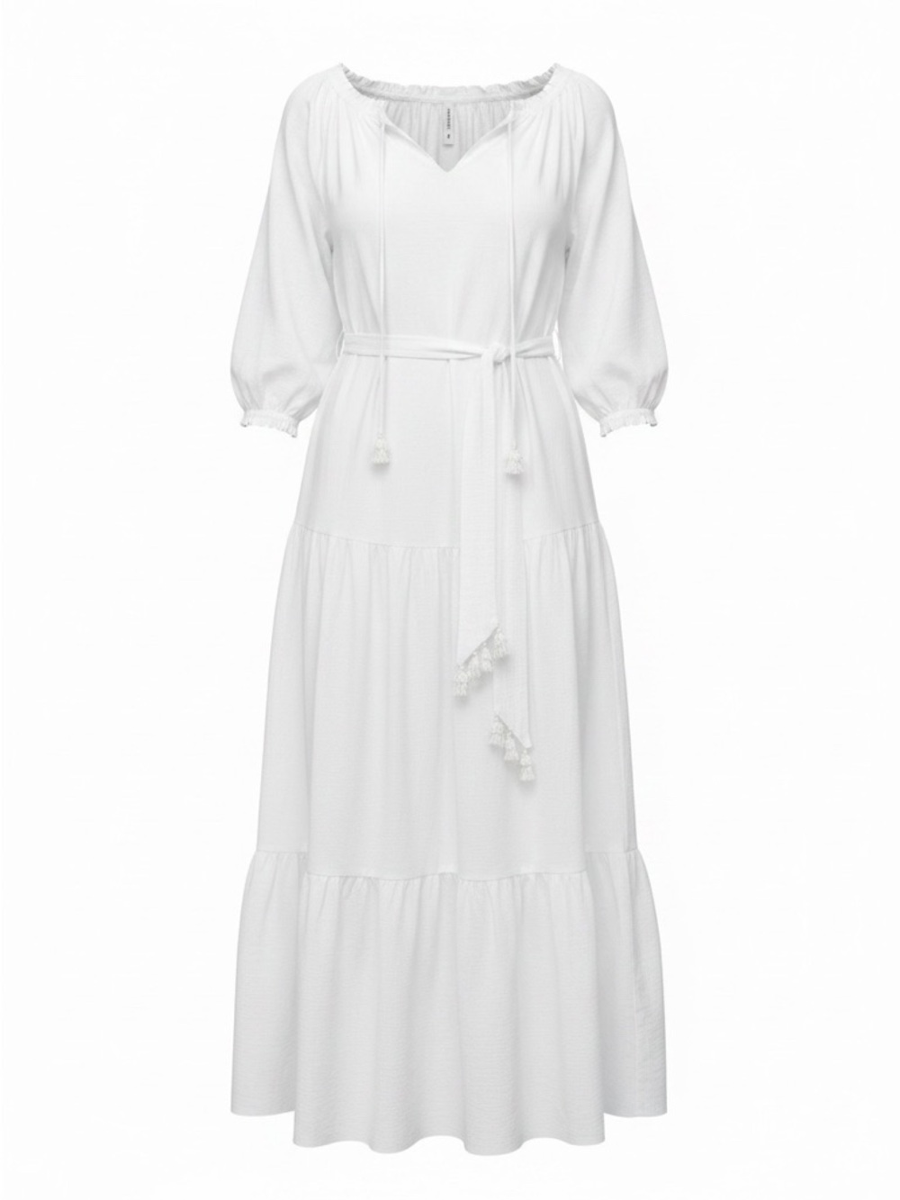 Hale Bob Honor Solid Tie Belt Summer Maxi Dress Beach Cover Up Size Small NEW - Picture 8 of 12